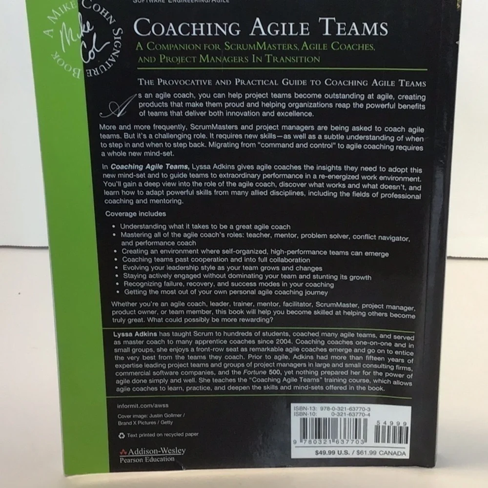 Coaching Agile Teams